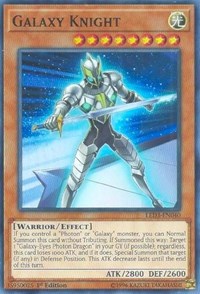 Galaxy Knight [LED3-EN040] Super Rare | Galaxy Games LLC