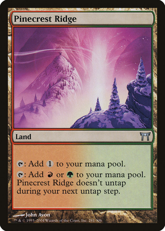 Pinecrest Ridge [Champions of Kamigawa] | Galaxy Games LLC