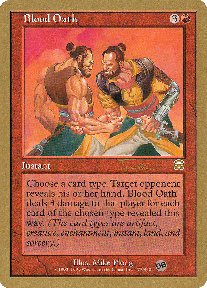 Blood Oath (Jan Tomcani) (SB) [World Championship Decks 2001] | Galaxy Games LLC