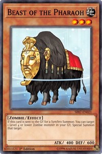 Beast of the Pharaoh [SR07-EN021] Common | Galaxy Games LLC