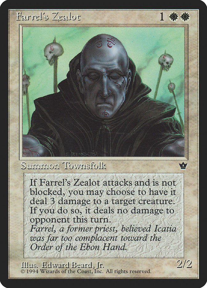 Farrel's Zealot (Edward P. Beard, Jr.) [Fallen Empires] | Galaxy Games LLC