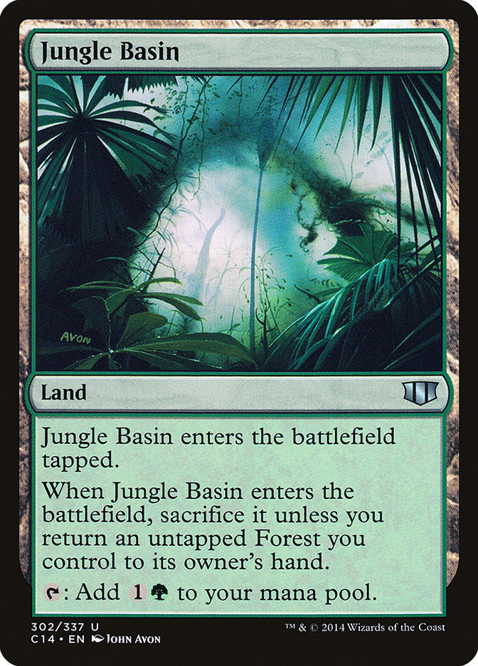 Jungle Basin [Commander 2014] | Galaxy Games LLC