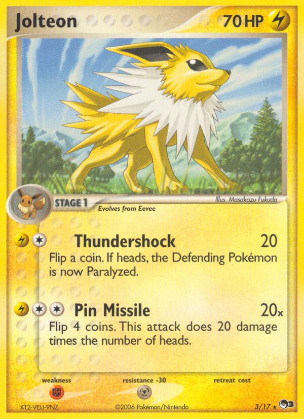 Jolteon (3/17) [POP Series 3] | Galaxy Games LLC