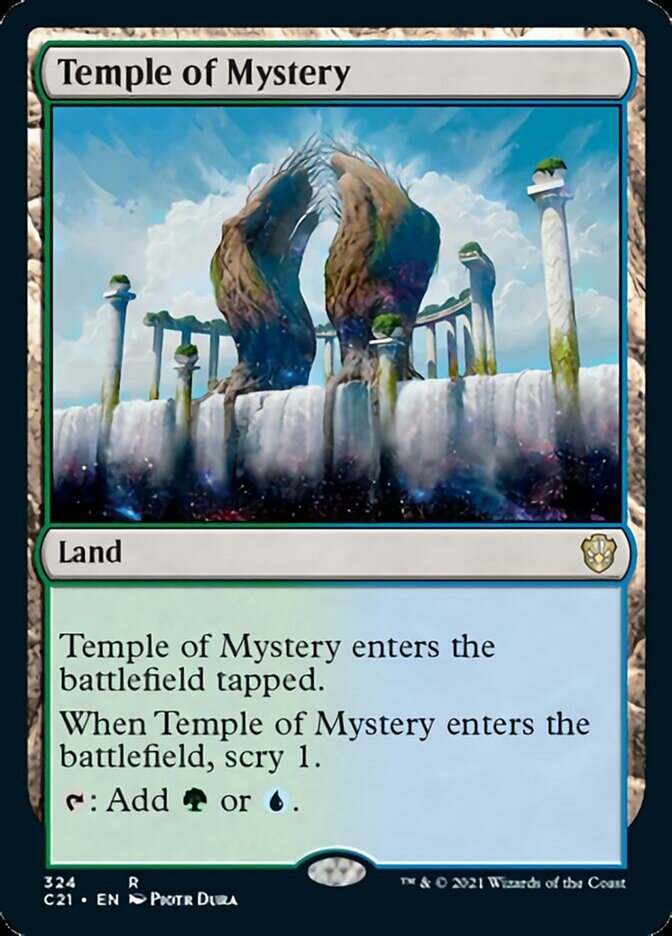 Temple of Mystery [Commander 2021] | Galaxy Games LLC