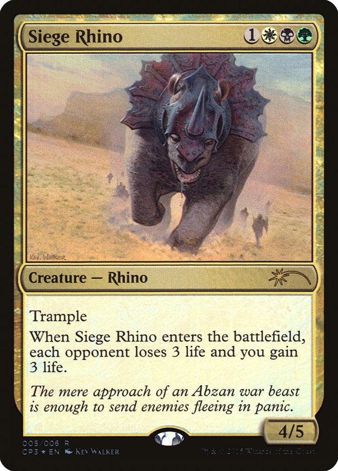 Siege Rhino [Magic Origins Clash Pack] | Galaxy Games LLC