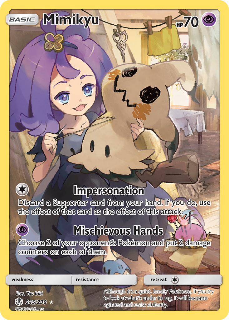 Mimikyu (245/236) [Sun & Moon: Cosmic Eclipse] | Galaxy Games LLC