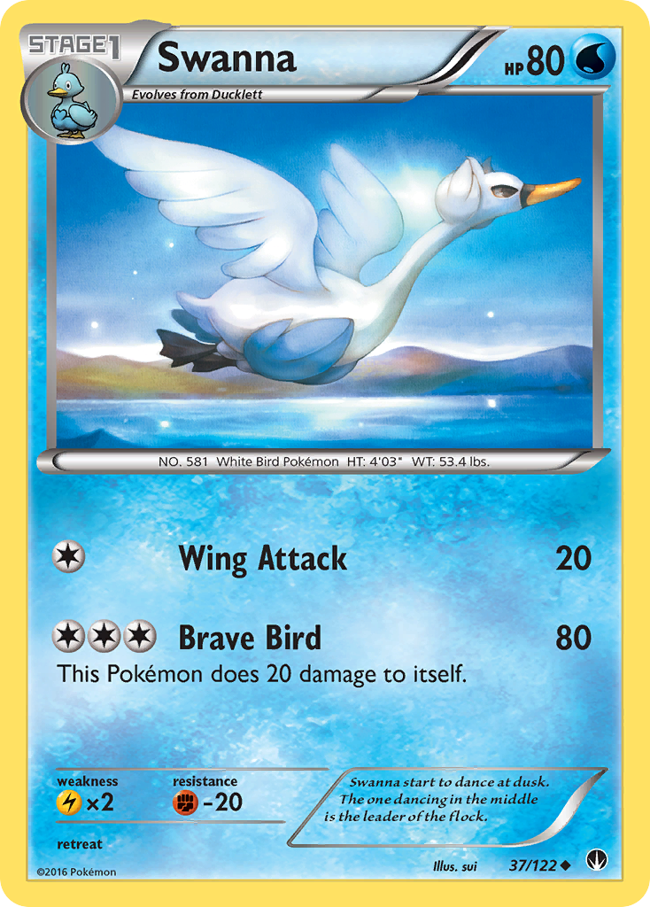 Swanna (37/122) [XY: BREAKpoint] | Galaxy Games LLC