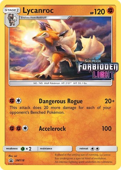 Lycanroc (SM118) (Prerelease Promo) [Sun & Moon: Black Star Promos] | Galaxy Games LLC