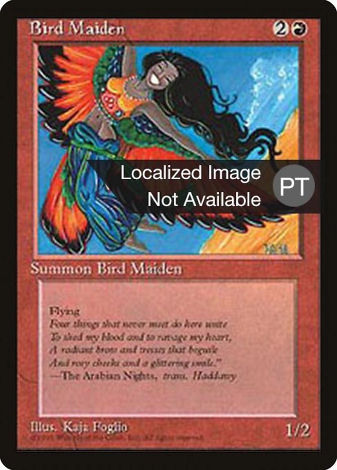 Bird Maiden [Fourth Edition (Foreign Black Border)] | Galaxy Games LLC