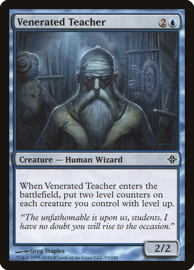 Venerated Teacher [Rise of the Eldrazi] | Galaxy Games LLC