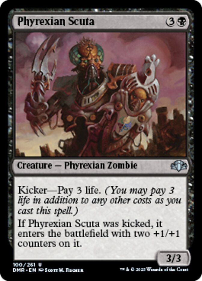 Phyrexian Scuta [Dominaria Remastered] | Galaxy Games LLC