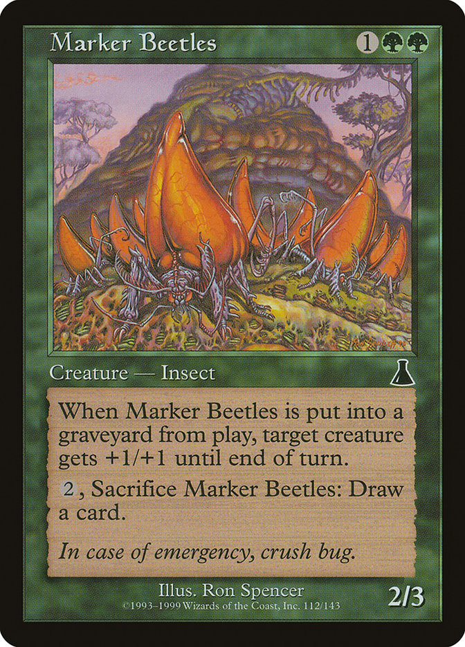 Marker Beetles [Urza's Destiny] | Galaxy Games LLC