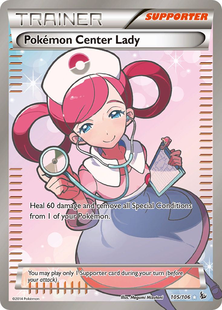 Pokemon Center Lady (105/106) [XY: Flashfire] | Galaxy Games LLC