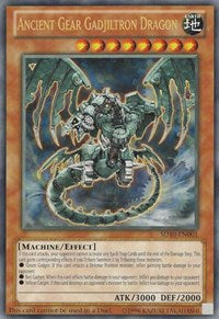Ancient Gear Gadjiltron Dragon (Oversized) (Machine Madness) [SD10-EN001] Promo | Galaxy Games LLC