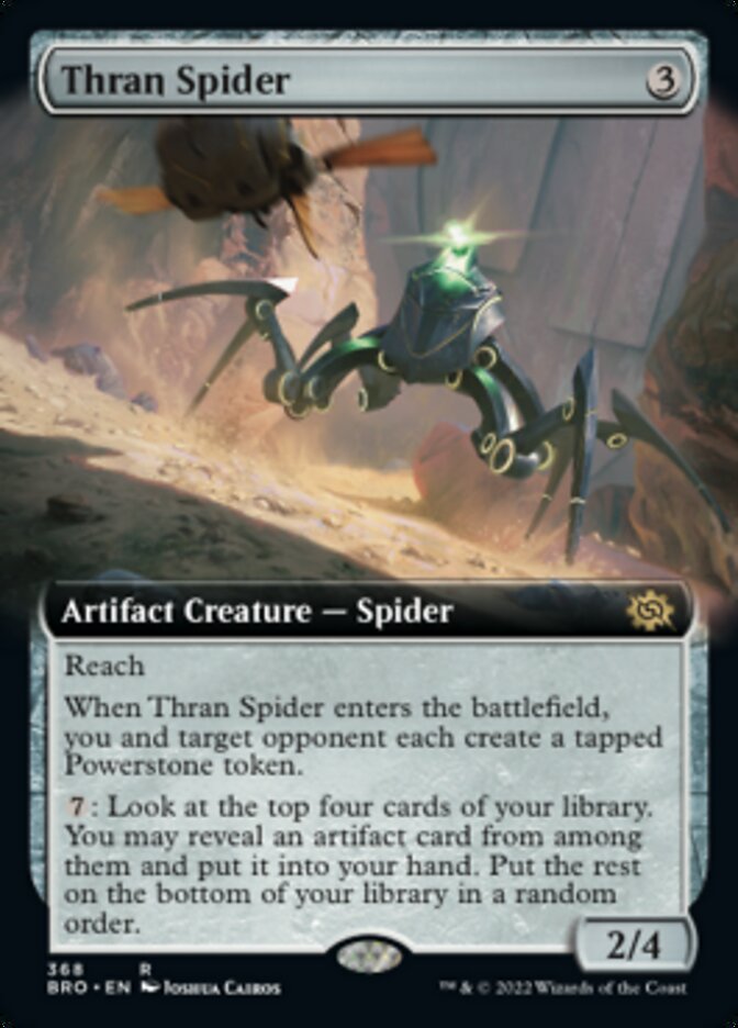 Thran Spider (Extended Art) [The Brothers' War] | Galaxy Games LLC