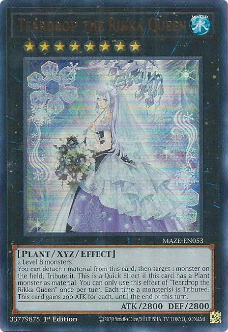 Teardrop the Rikka Queen [MAZE-EN053] Ultra Rare | Galaxy Games LLC