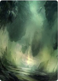 Swamp 1 Art Card [Zendikar Rising Art Series] | Galaxy Games LLC