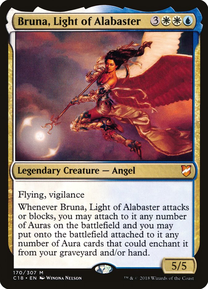 Bruna, Light of Alabaster [Commander 2018] | Galaxy Games LLC