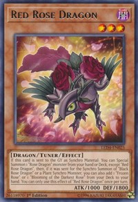 Red Rose Dragon [LED4-EN025] Rare | Galaxy Games LLC