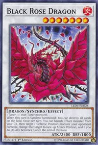 Black Rose Dragon [LED4-EN028] Common | Galaxy Games LLC