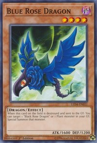 Blue Rose Dragon [LED4-EN031] Common | Galaxy Games LLC