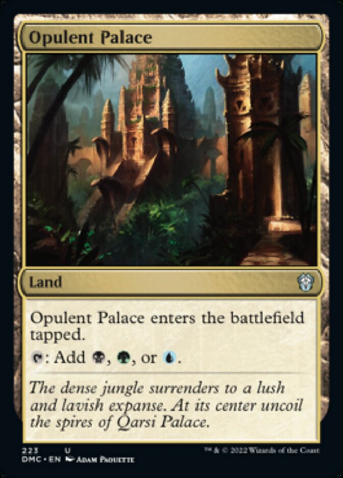 Opulent Palace [Dominaria United Commander] | Galaxy Games LLC