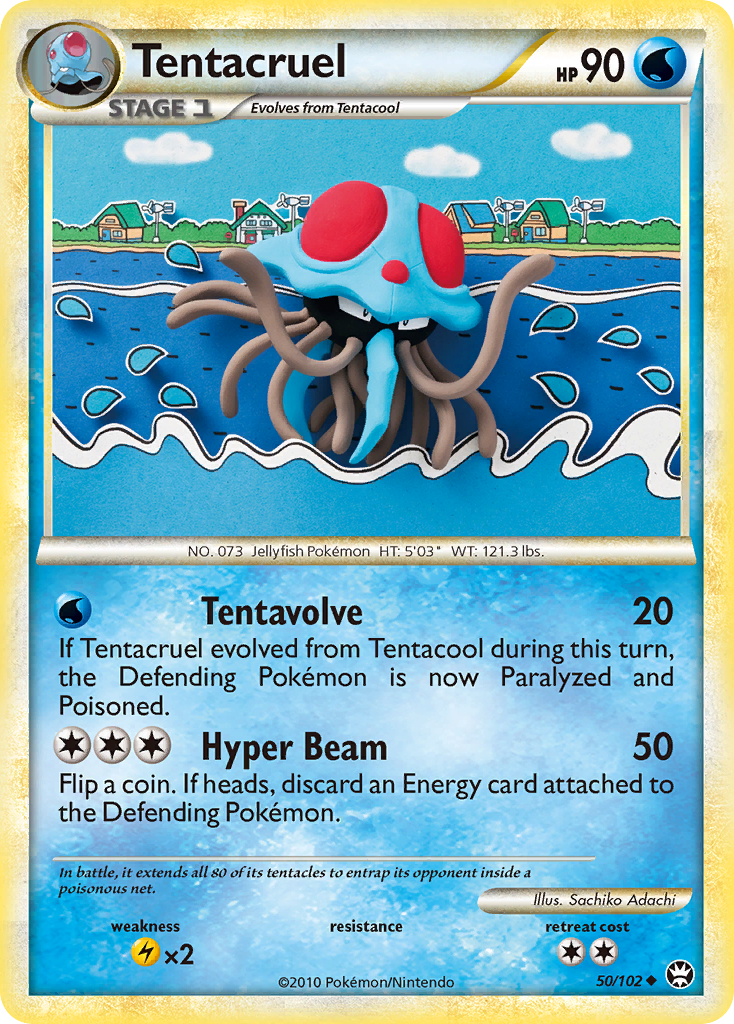 Tentacruel (50/102) [HeartGold & SoulSilver: Triumphant] | Galaxy Games LLC