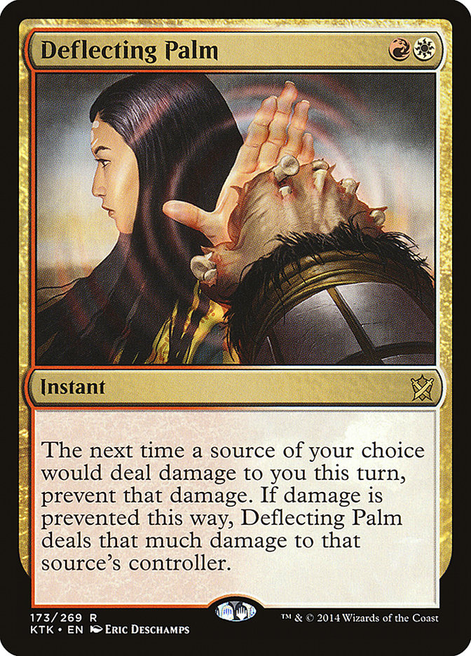 Deflecting Palm [Khans of Tarkir] | Galaxy Games LLC