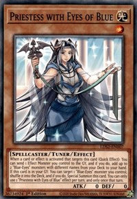 Priestess with Eyes of Blue [LDS2-EN007] Common | Galaxy Games LLC