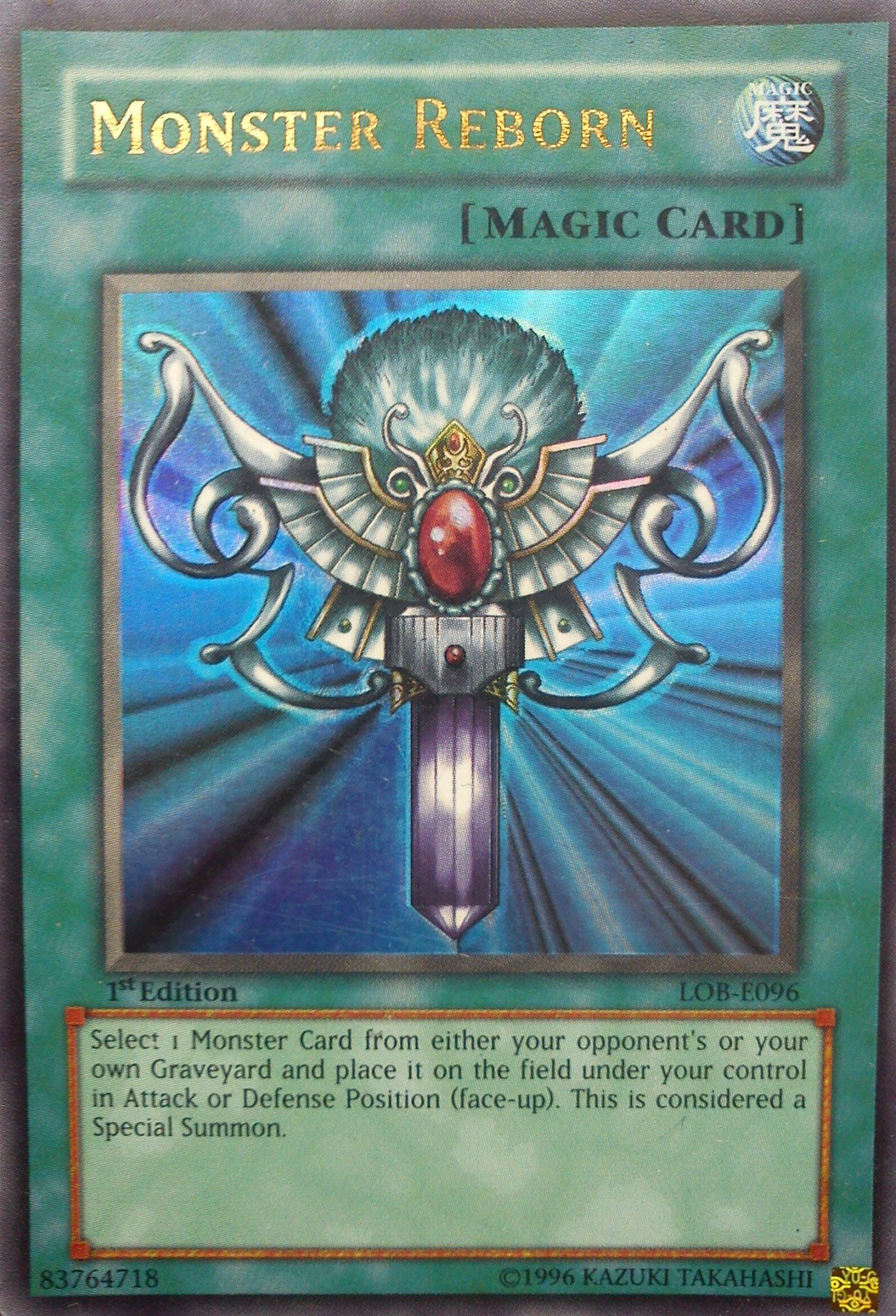 Monster Reborn [LOB-E096] Ultra Rare | Galaxy Games LLC