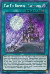 Evil Eye Domain - Pareidolia [INCH-EN033] Secret Rare | Galaxy Games LLC