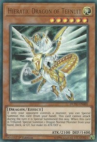 Hieratic Dragon of Tefnuit [DUPO-EN080] Ultra Rare | Galaxy Games LLC