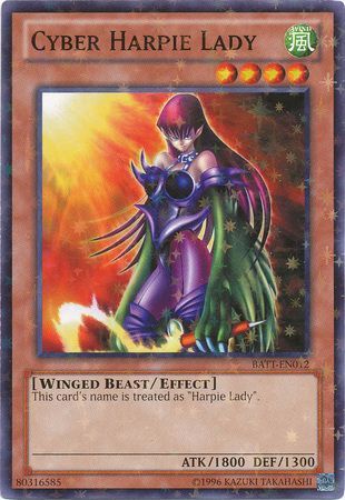 Cyber Harpie Lady [BATT-EN012] Starfoil Rare | Galaxy Games LLC