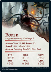 Roper Art Card [Dungeons & Dragons: Adventures in the Forgotten Realms Art Series] | Galaxy Games LLC