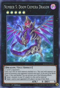 Number 5: Doom Chimera Dragon [DANE-EN092] Super Rare | Galaxy Games LLC