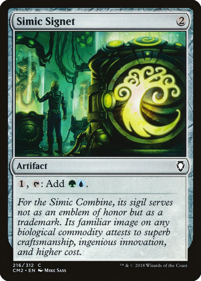 Simic Signet (216/312) [Commander Anthology Volume II] | Galaxy Games LLC