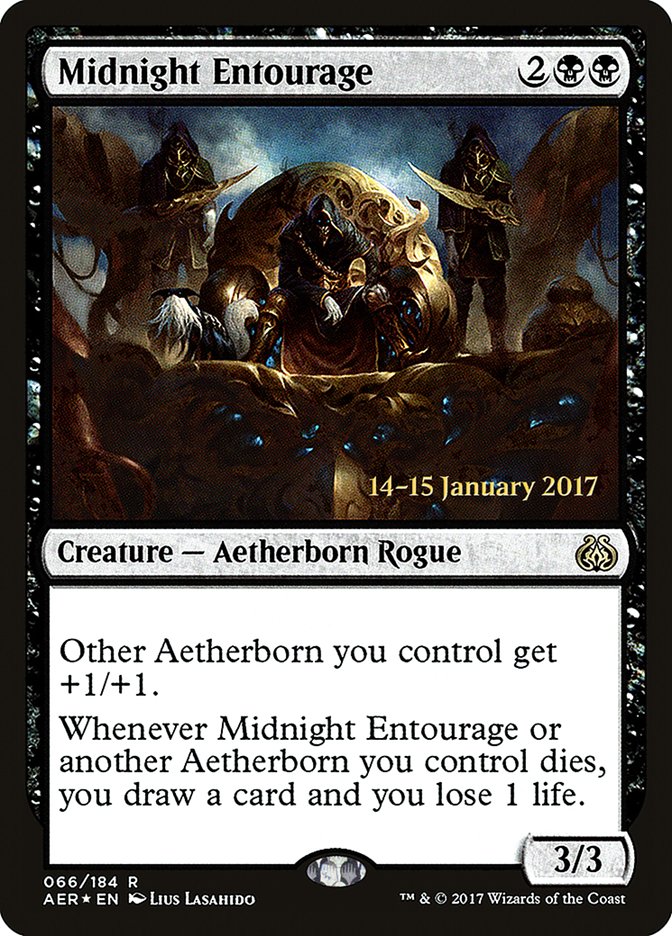 Midnight Entourage [Aether Revolt Prerelease Promos] | Galaxy Games LLC