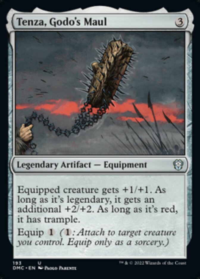 Tenza, Godo's Maul [Dominaria United Commander] | Galaxy Games LLC