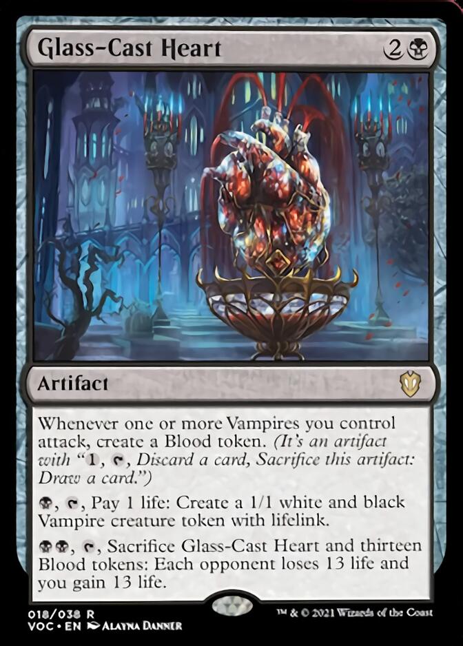 Glass-Cast Heart [Innistrad: Crimson Vow Commander] | Galaxy Games LLC