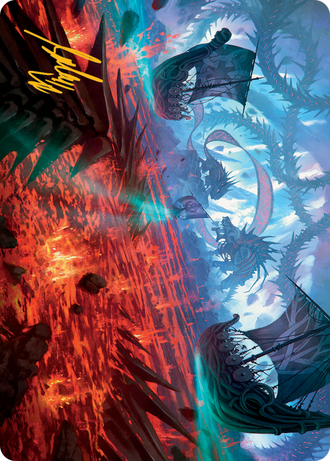 Invasion of Kaldheim Art Card (Gold-Stamped Signature) [March of the Machine Art Series] | Galaxy Games LLC