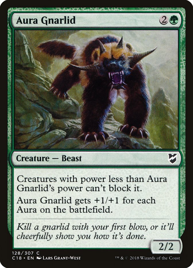 Aura Gnarlid [Commander 2018] | Galaxy Games LLC