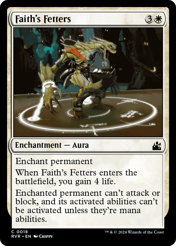 Faith's Fetters [Ravnica Remastered] | Galaxy Games LLC