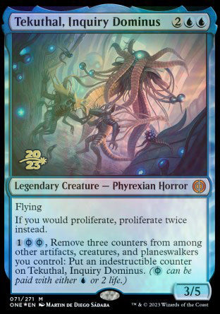 Tekuthal, Inquiry Dominus [Phyrexia: All Will Be One Prerelease Promos] | Galaxy Games LLC