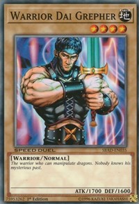 Warrior Dai Grepher [SBAD-EN035] Common | Galaxy Games LLC