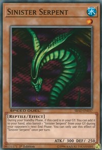 Sinister Serpent [SBAD-EN037] Common | Galaxy Games LLC