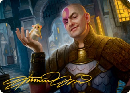 Minsc, Beloved Ranger Art Card (Gold-Stamped Signature) [Dungeons & Dragons: Adventures in the Forgotten Realms Art Series] | Galaxy Games LLC