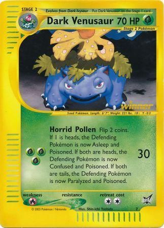 Dark Venusaur (7) (Jumbo Card) [Best of Promos] | Galaxy Games LLC