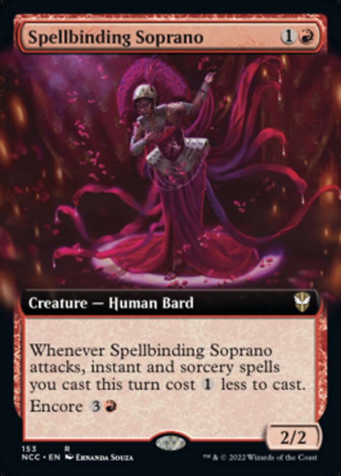 Spellbinding Soprano (Extended Art) [Streets of New Capenna Commander] | Galaxy Games LLC