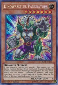 Dinowrestler Pankratops [BLHR-EN070] Secret Rare | Galaxy Games LLC