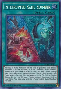 Interrupted Kaiju Slumber [BLHR-EN087] Secret Rare | Galaxy Games LLC